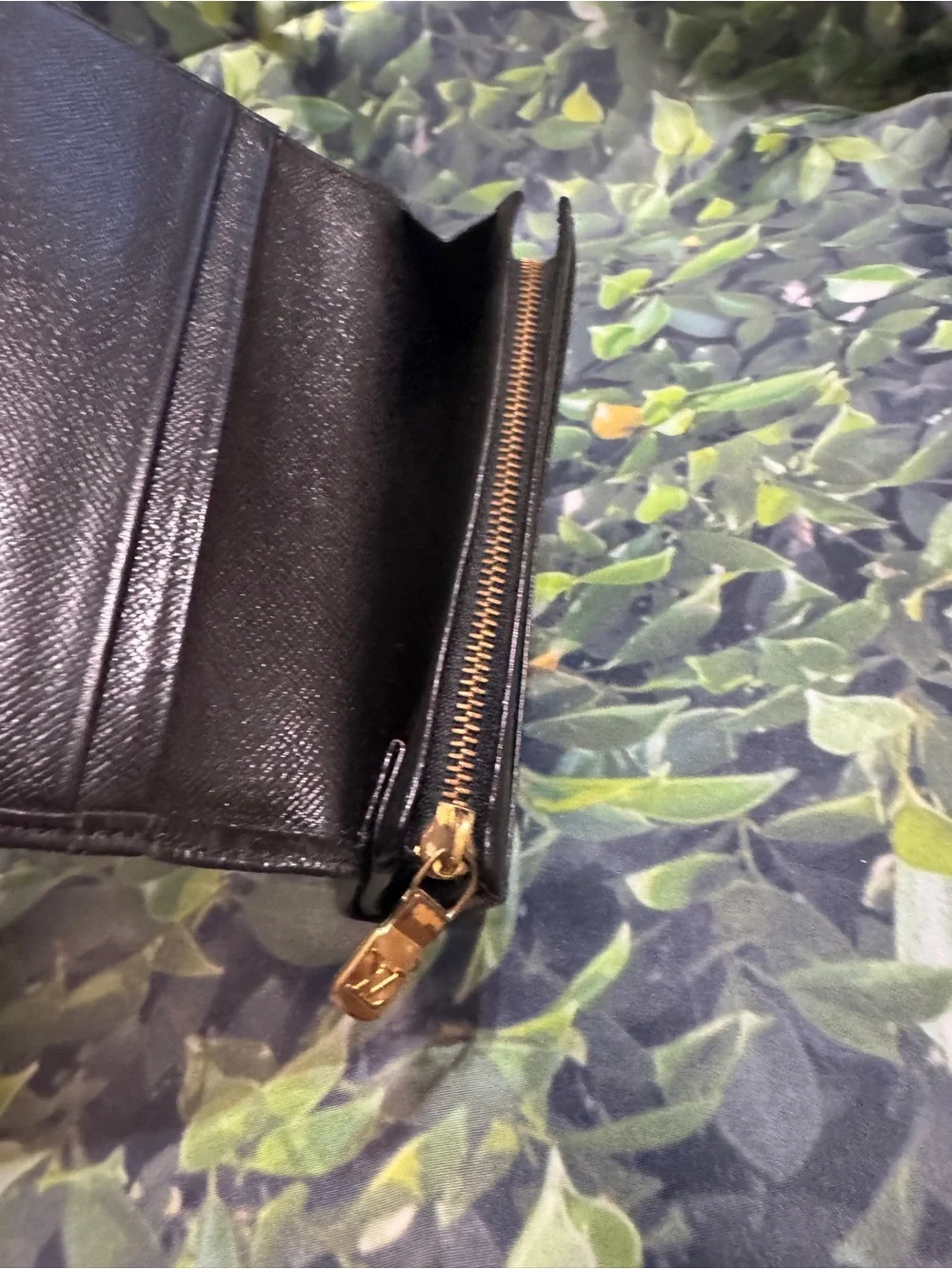 Louis Vuitton Black Epi Leather Bi-Fold Wallet